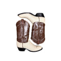 Vintage Tony Lama "Ostrich Quilled" Boots